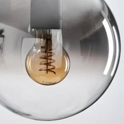 hofstein Gastor Suspension, Boule lumineuse Clair, Fumé, 3 lumières