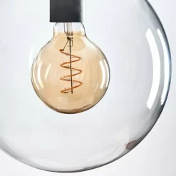 hofstein Gastor Suspension, Boule lumineuse Clair, 3 lumières