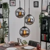 hofstein Gastor Suspension, Boule lumineuse 30 cm Fumé, 3 lumières