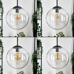 hofstein Gastor Suspension, Boule lumineuse, Suspension Clair, 2 lumières