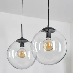 hofstein Gastor Suspension, Boule lumineuse, Suspension Clair, 2 lumières