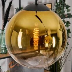 hofstein Gastor Suspension, Boule lumineuse, Suspension Or, Clair, 2 lumières