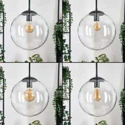 hofstein Gastor Suspension, Boule lumineuse, Suspension Clair, 3 lumières