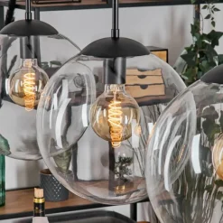 hofstein Gastor Suspension, Boule lumineuse, Suspension Clair, 3 lumières