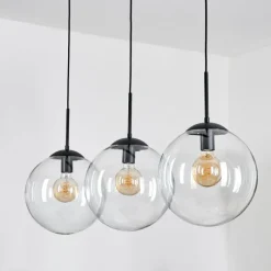hofstein Gastor Suspension, Boule lumineuse, Suspension Clair, 3 lumières