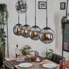 hofstein Gastor Suspension, Boule lumineuse, Suspension Fumé, 4 lumières