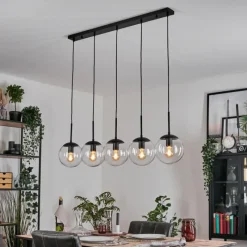 hofstein Gastor Suspension, Boule lumineuse, Suspension Clair, 5 lumières