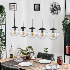 hofstein Gastor Suspension, Boule lumineuse, Suspension Clair, 5 lumières