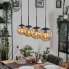 hofstein Gastor Suspension, Boule lumineuse, Suspension Ambre, 4 lumières