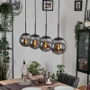 hofstein Gastor Suspension, Boule lumineuse, Suspension Fumé, 4 lumières