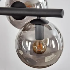 hofstein Gastor Suspension, Boule lumineuse, Suspension Fumé, 8 lumières