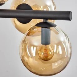 hofstein Gastor Suspension, Boule lumineuse, Suspension Ambre, 8 lumières