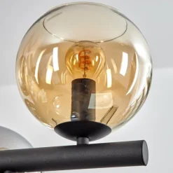 hofstein Gastor Suspension, Boule lumineuse, Suspension Ambre, 10 lumières