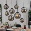 hofstein Gastor Suspension, Boule lumineuse, Suspension Fumé, 8 lumières