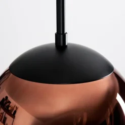 hofstein Gastor Suspension, Boule lumineuse, Suspension Cuivré, 1 lumière