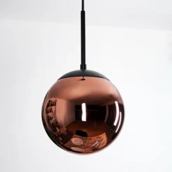 hofstein Gastor Suspension, Boule lumineuse, Suspension Cuivré, 1 lumière