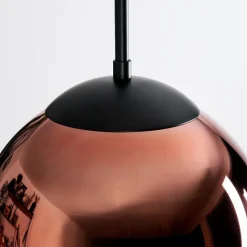 hofstein Gastor Suspension, Boule lumineuse, Suspension Cuivré, 1 lumière