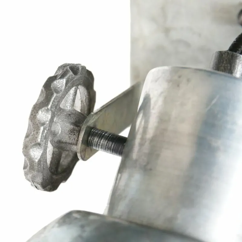 Lampes Industrielles-Luminaires Steinhauer Gearmetal Applique murale, Spot mural Argent Oxydé, 1 lumière