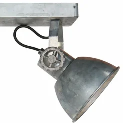 Lampes Industrielles-Luminaires Steinhauer Gearmetal Plafonnier, Spot de plafond Argent Oxydé, 3 lumières