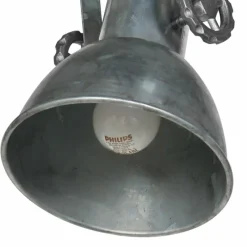Lampes Industrielles-Luminaires Steinhauer Gearmetal Plafonnier, Spot de plafond Argent Oxydé, 3 lumières