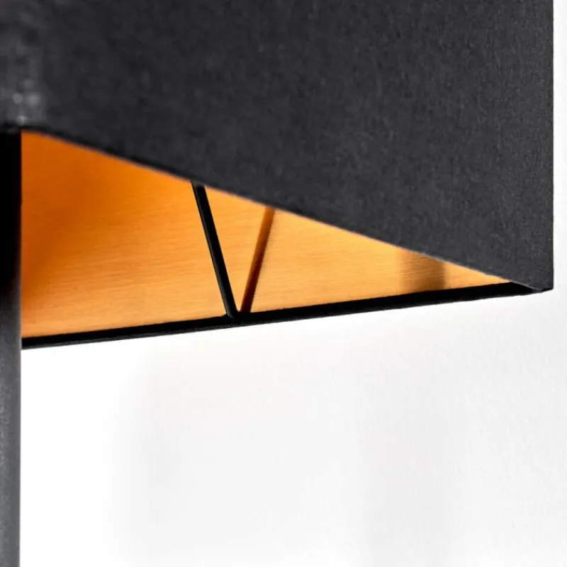 Lampes En Tissu-hofstein Geneva Lampadaire Écru, Noir, 1 lumière