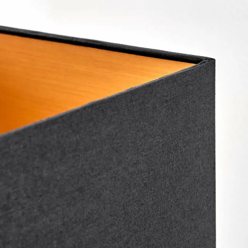 Lampes En Tissu-hofstein Geneva Lampadaire Écru, Noir, 1 lumière