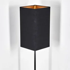 Lampes En Tissu-hofstein Geneva Lampadaire Écru, Noir, 1 lumière