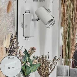 Luminaires Scandinaves-hofstein Gesteira Applique murale, Spot mural Blanc, 1 lumière