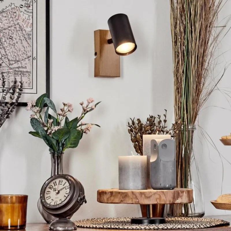 Luminaires Scandinaves-hofstein Gesteira Applique murale, Spot mural Couleur bois, 1 lumière