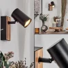Luminaires Scandinaves-hofstein Gesteira Applique murale, Spot mural Couleur bois, Noir, 1 lumière
