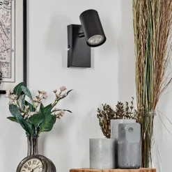 Luminaires Scandinaves-hofstein Gesteira Applique murale, Spot mural Noir, 1 lumière