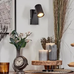 Luminaires Scandinaves-hofstein Gesteira Applique murale, Spot mural Noir, 1 lumière