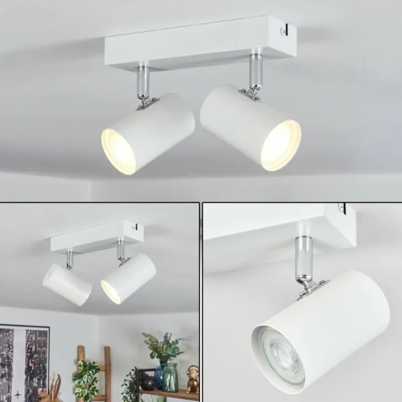 Luminaires Scandinaves-hofstein Gesteira Plafonnier, Spot de plafond Blanc, 2 lumières