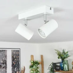 Luminaires Scandinaves-hofstein Gesteira Plafonnier, Spot de plafond Blanc, 2 lumières