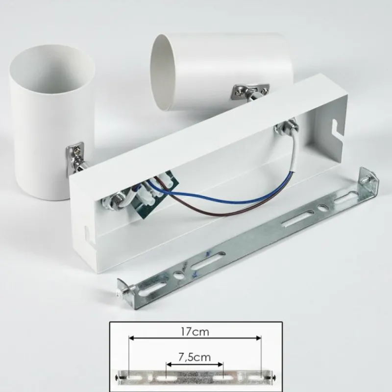 Luminaires Scandinaves-hofstein Gesteira Plafonnier, Spot de plafond Blanc, 2 lumières