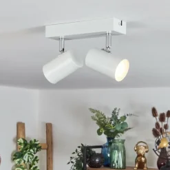 Luminaires Scandinaves-hofstein Gesteira Plafonnier, Spot de plafond Blanc, 2 lumières