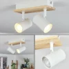 Luminaires Scandinaves-hofstein Gesteira Plafonnier, Spot de plafond Écru, Blanc, 2 lumières