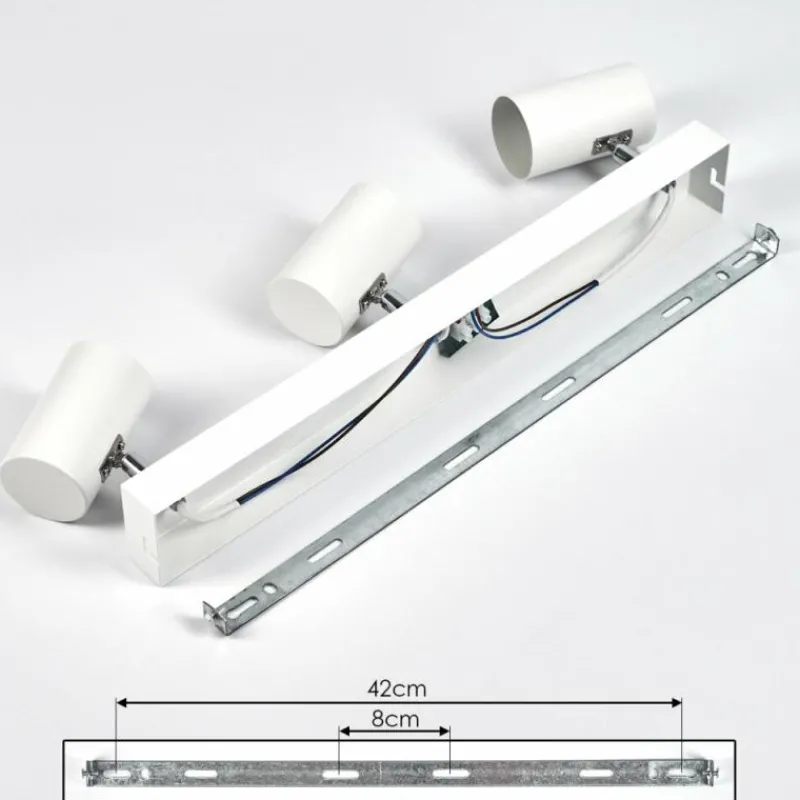 Luminaires Scandinaves-hofstein Gesteira Plafonnier, Spot de plafond Blanc, 3 lumières