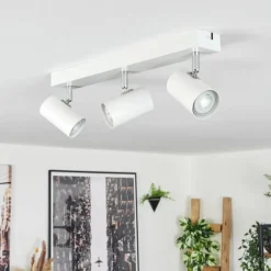 Luminaires Scandinaves-hofstein Gesteira Plafonnier, Spot de plafond Blanc, 3 lumières