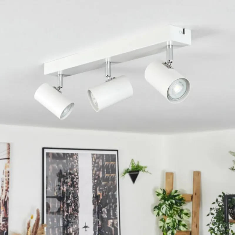 Luminaires Scandinaves-hofstein Gesteira Plafonnier, Spot de plafond Blanc, 3 lumières