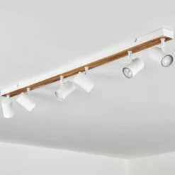 Luminaires Scandinaves-hofstein Gesteira Plafonnier, Spot de plafond Écru, Blanc, 6 lumières