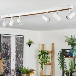 Luminaires Scandinaves-hofstein Gesteira Plafonnier, Spot de plafond Écru, Blanc, 6 lumières