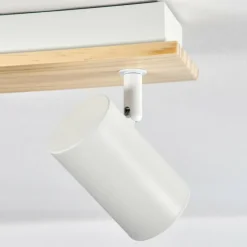 Luminaires Scandinaves-hofstein Gesteira Plafonnier, Spot de plafond Écru, Blanc, 6 lumières