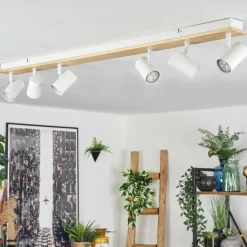 Luminaires Scandinaves-hofstein Gesteira Plafonnier, Spot de plafond Écru, Blanc, 6 lumières