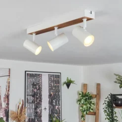 Luminaires Scandinaves-hofstein Gesteira Plafonnier, Spot de plafond Écru, Blanc, 3 lumières