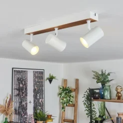Luminaires Scandinaves-hofstein Gesteira Plafonnier, Spot de plafond Écru, Blanc, 3 lumières