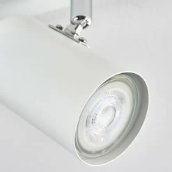 Luminaires Scandinaves-hofstein Gesteira Plafonnier, Spot de plafond Chrome, Blanc, 6 lumières