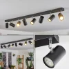 Luminaires Scandinaves-hofstein Gesteira Plafonnier, Spot de plafond Chrome, Noir, 8 lumières