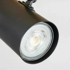 Luminaires Scandinaves-hofstein Gesteira Plafonnier, Spot de plafond Écru, Noir, 4 lumières