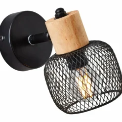 Luminaires Scandinaves-Luminaires Brilliant Giada Spot mural Noir, 1 lumière